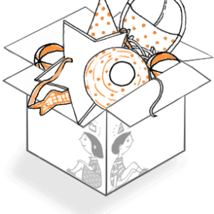 ערכת עיצוב שולחן «קרקס וליצנים»